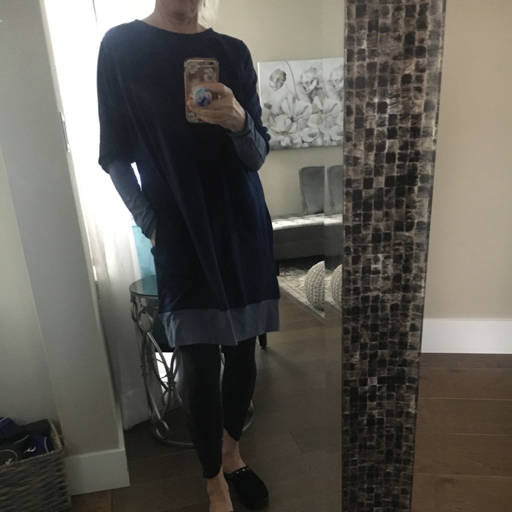 NWOT Navy Blue Sweater Dress